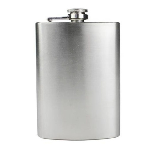 Licorera De Bolsillo 8oz Acero Inoxidable