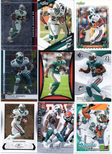 Ronnie Brown Miami Dolphins Rb ( 14 ) Lote 