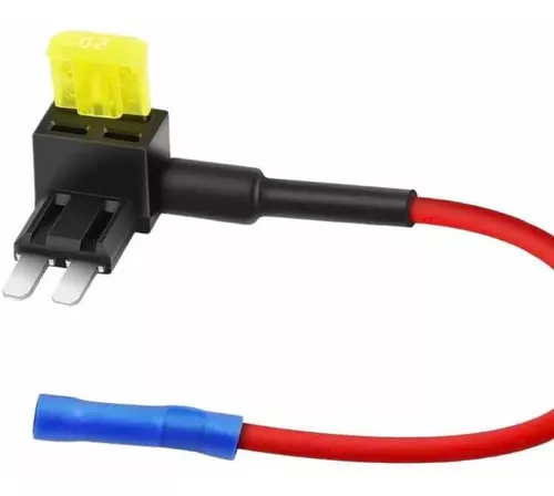 Cable Adaptador Porta Fusibles Mini Roba Corriente Caja 12v