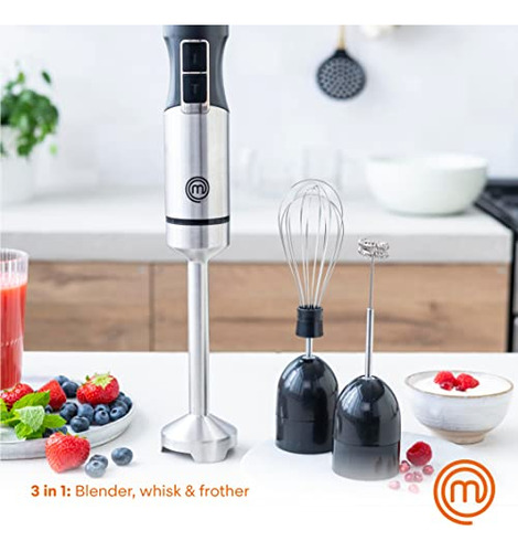 Batidora De Inmersión Masterchef Portátil Con Accesorios De
