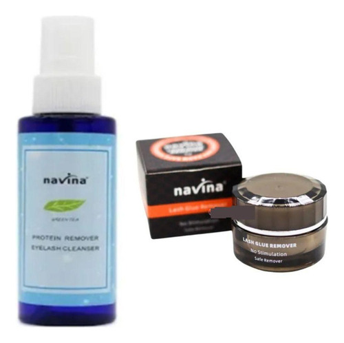 Primer Limpeza Cílio Removedor Navina Creme Bom Profissional