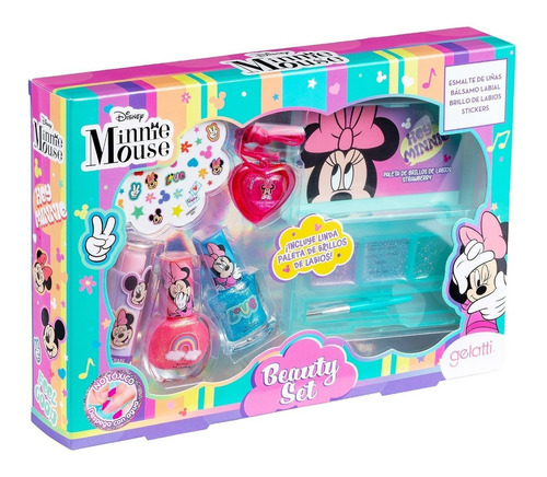 Set Pinturas De Uñas Para Niñas Minnie Mouse. 