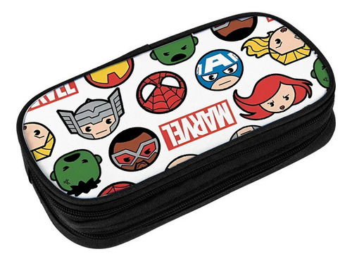 Cartuchera/estuche De Lapices Escolar De Superheroes Marvel