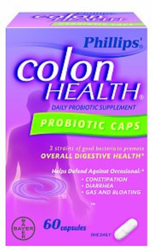 Phillips' La Salud Del Colon Probióticos Tapas 60 Caps
