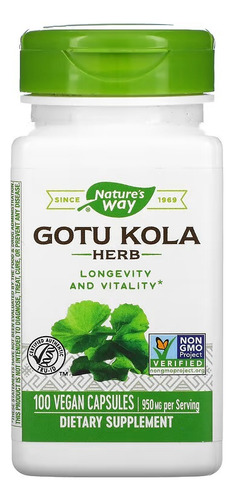 Gotu Kola Anti Celulitis 950 Mg