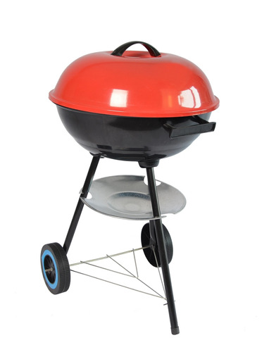 Parrilla Portátil Carbón Kettle Roja 17''