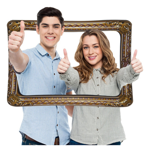 3 De Fotos Inflable Del Marco De Selfie Apoya Los Accesorios