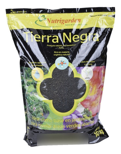 Tierra Negra Nutrigarden, Bolsa De 10 Kg