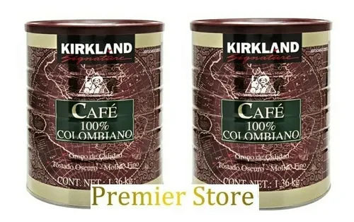 comprar Café Molido Kirkland 100% Colombiano 2 Latas De 1.36kg 