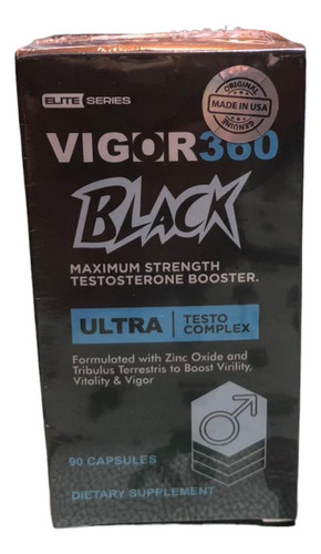 Vigor 360 Black! Importado Usa Original! Promo X2 Frascos!