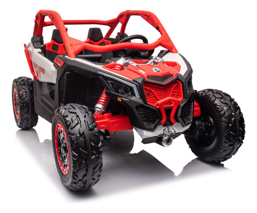 Montable Eléctrico Para Niños Aeiou Can-am Kdca001 Color Rojo