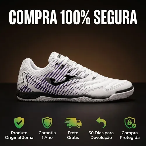 Chuteira De Futsal Joma Máxima Indoor Profissional Original
