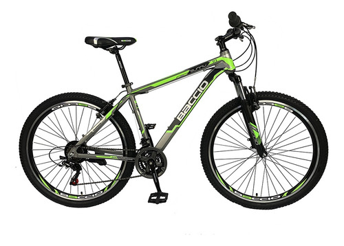 Bicicleta Montaña Baccio Sunny 27.5 Gris/verde Fama