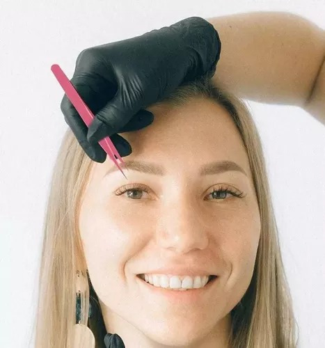 2 Pinzas Para Extensiones D Pestañas Belleza Maquillaje Mink