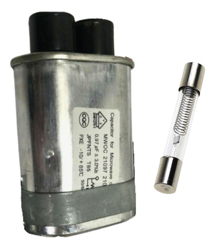Capacitor Microondas 0.97 Uf 2100v Con Fusible 5000v 800ma