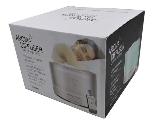 Difusor Aroma Benice Grande Humidificador Purificador