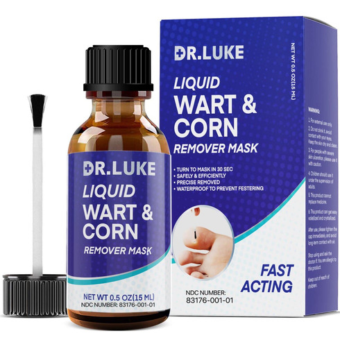 Dr. Luke Exclusiva Formula Liquida Para Eliminar Verrugas Y
