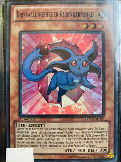 Crystal Beast Ruby Carbuncle Primera Aleman Super Yugioh Mercado Libre