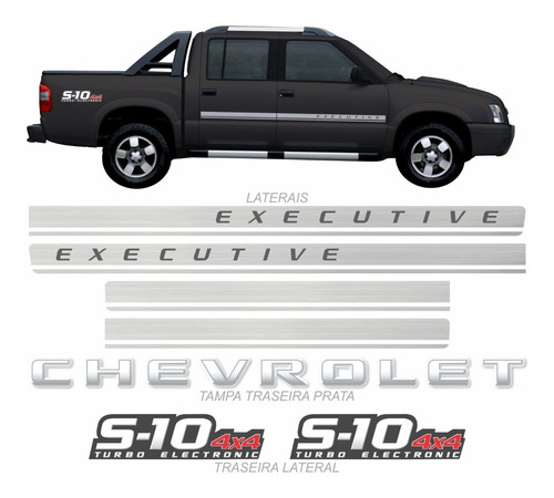 Faixa Adesivo Chevrolet S10 Executive 4x4 2009 2010 2011 