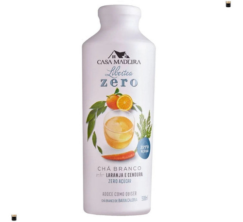 Chá Zero Branco Laranja E Cenoura 500 Ml