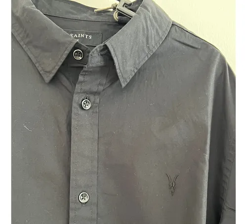 Camisa All Saints Negra Env o gratis