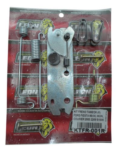 Kit Freno Tambor L/ R P/ford Fiesta 99-04 Ikon Courier 05-09