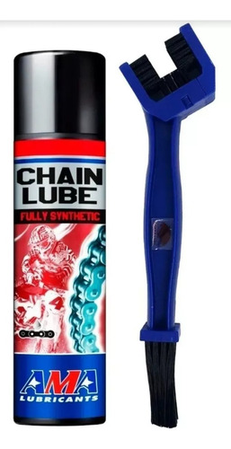 Lubricante Cadena Ama Chain Grande 160 Ml.+cepillo Limpiador