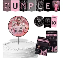 Comprar Kit Imprimible Cumple + Candy Editable - Messi Inter Miami