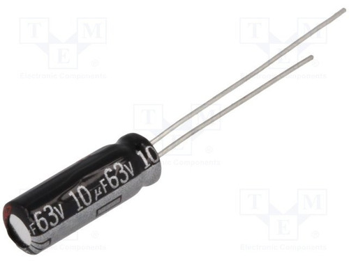 Capacitor Eletrolítico 10uf 63v 85° Hitano - 200 Unidades