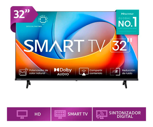 Televisor Smart Hisense 32a4nv 32 Pulgadas Hd Con Control