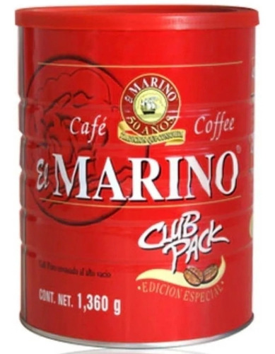  Café Molido El Marino Tradicional 1.36 Kg Em