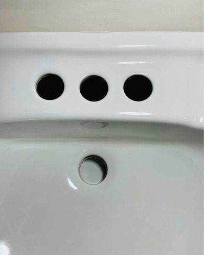 Lavabo De Cerámica Blanco Baño Grifería Calidad A Foset