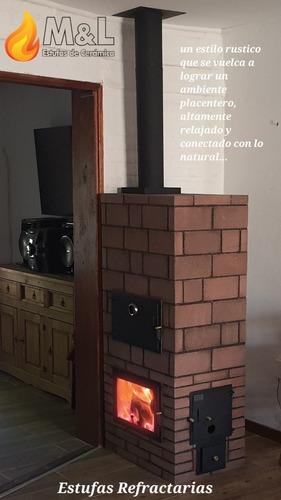 Imagen 2 de 5 de Estufas De Cerámica Mayólica Y Refractarias. Personalizadas.