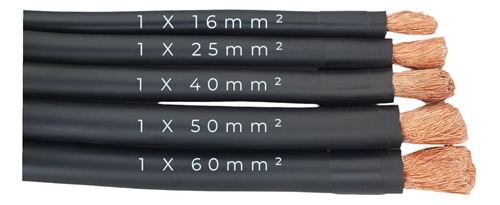 Cable Soldador 1x25mm Metro Para Soldar O Soldadura Bateria