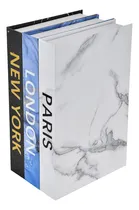 Comprar Juego De 3 Libros Apilados Sala De Estar, Mesa De Centr...