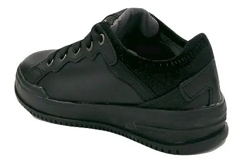 Tenis Negros Escolar Chabelo Piel 18 21.5