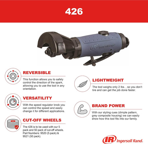 Ingersoll Rand 426 Herramienta De Corte Reversible De 3 PuLG