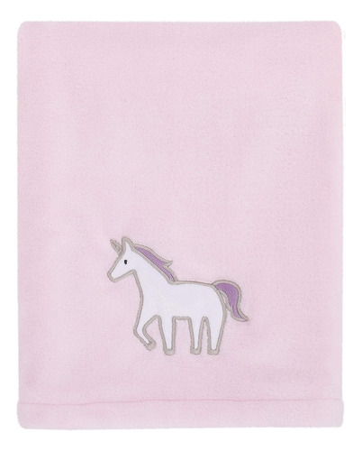 Unicornio Se Acurruca Pnk, Blanco, Lavanda Super Soft Plush 