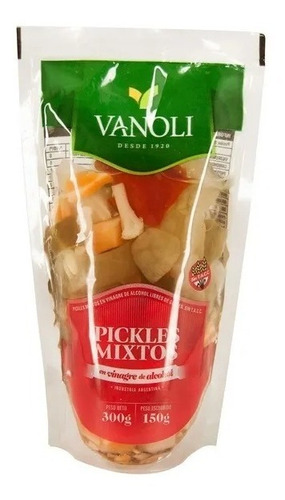 Pickles Mixtos En Vinagre Sin Tacc Doy Pack X 300 Gr
