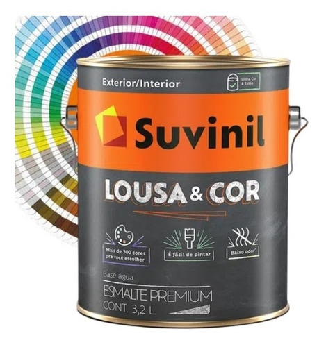 Tinta Suvinil Lousa & Cor 3,2l - Escolha Sua Cor - Paleta 4