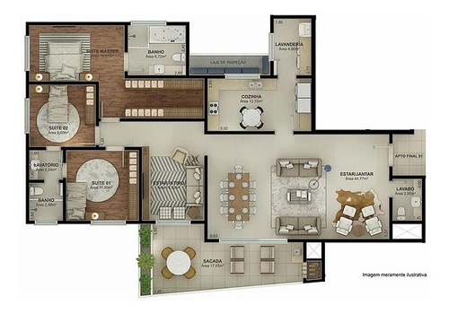 Imagem 10 de 10 de Apartamento À Venda No Bairro Morro Do Espelho - São Leopoldo/rs - O-13943-23815