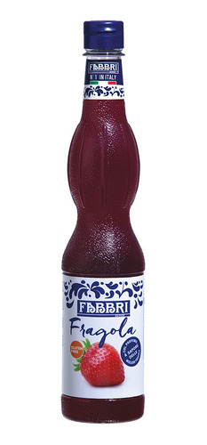 Xarope Fabbri Morango Fragola Gin Soda Italiana Drinks 560ml