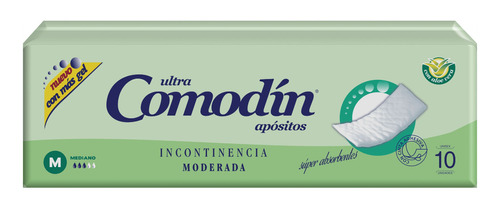 10 Apositos Comodin Adulto Incontinencia Moderada Palermo 