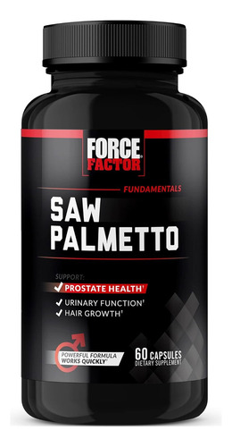 Force Factor Saw Palmetto 610mg 60 Cápsulas Sabor Sin Sabor