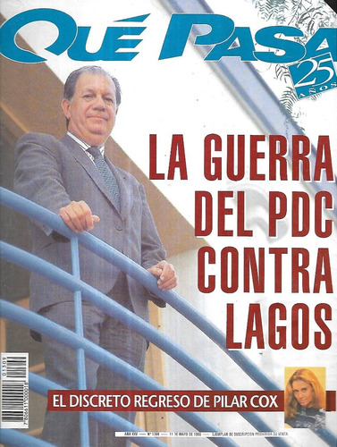 Revista Qué Pasa 1309 / 11 May 1996 / P D C Guerra Con Lagos