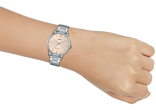 Imagen 2 de 4 de Reloj Mujer Casio Ltp-vt01d-4b2 Plateado Análogo / Lhua