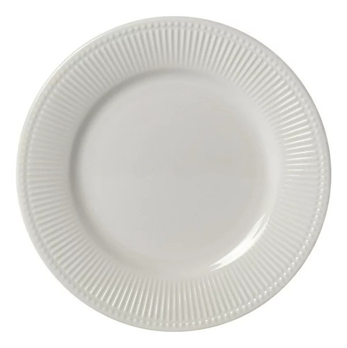 Vajilla Porcelana Con Relieve 16 Piezas 4 Persona Metro Home