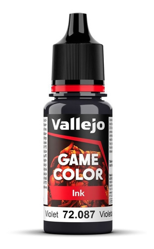 Colores Pinturas Acrilicas Game Color Vallejo Modelismo 17ml Color 72087 Tinta Violeta-violet Ink