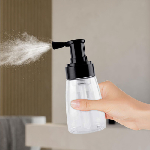 4 Botella De Spray De Peluquería Cosméticos De Tapa Negra
