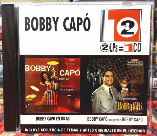 Bobby Capo Cd Con Violeta Rivas Y Los 4 De Lujo Impecable